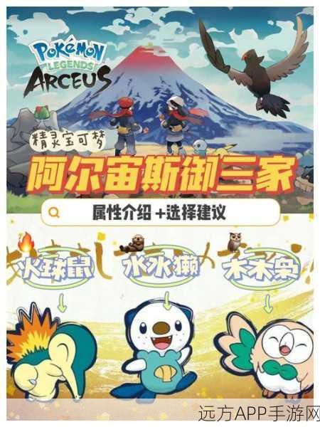宝可梦，阿尔宙斯御三家性格大揭秘