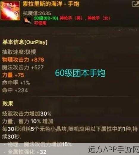 DNF手游手炮全解析,顶级与次级差距何在,哪个级别最值得你深挖?