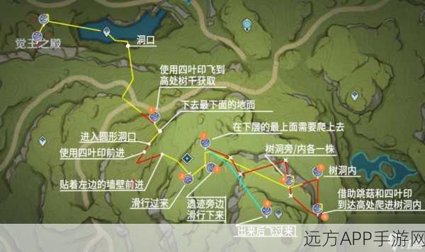 原神玩家必看!树王圣体菇高效采集路线全揭秘,助你快速升级!