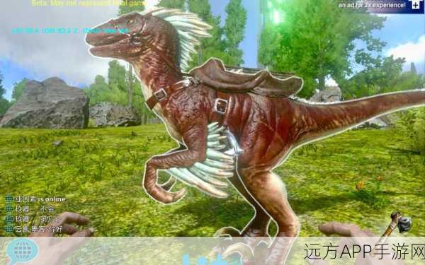 手游资讯，方舟生存进化深度攻略——揭秘精英迅猛龙的驯服之道与竞技策略