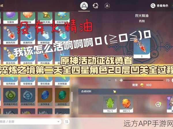 原神炼武秘境全攻略,解锁位置与挑战细节大揭秘