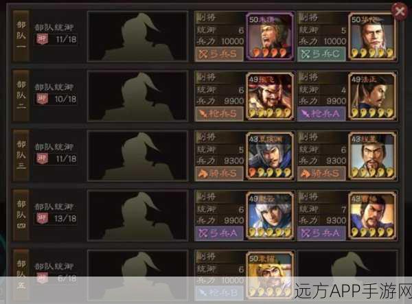 三国志战略版,八门金锁阵适用武将深度解析与实战指南