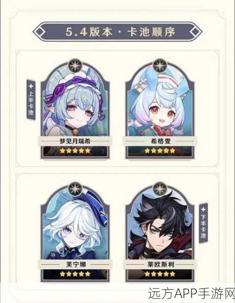 原神角色卡池全览，精准掌握每个角色上线时间