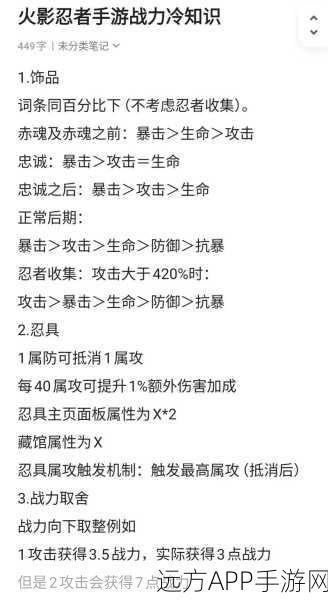 火影忍者手游，深度解析忍者标分竞赛的制胜秘诀