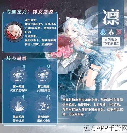 归龙潮，凛角色深度解析，技能加点与潮品搭配攻略，助你登顶天梯！