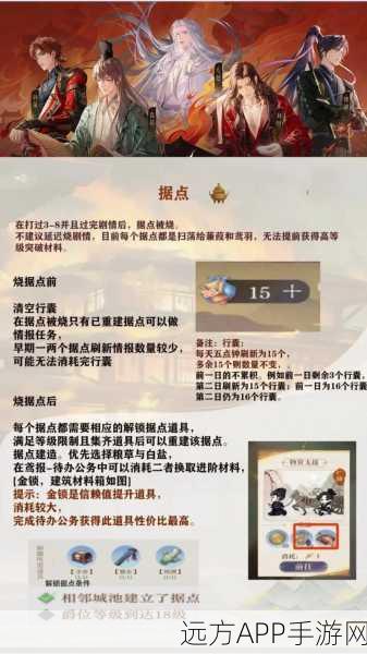 如鸢据点深度游历攻略，全面掌握升级秘籍与效果提升策略