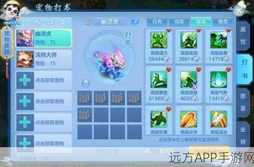 神武手游合宠秘籍，打造顶级宠物的终极攻略
