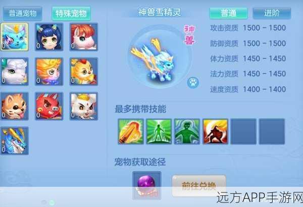 神武手游合宠秘籍,打造顶级宠物的终极攻略