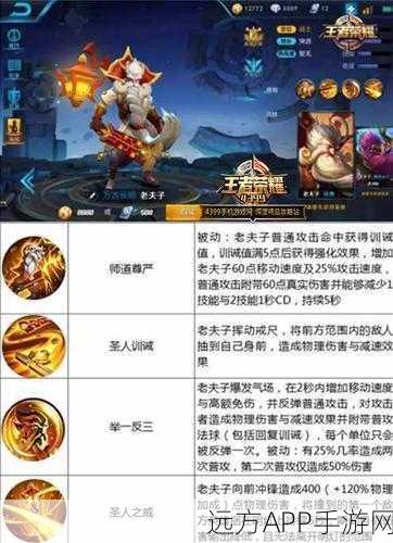 王者荣耀老夫子技能加点全攻略，助你称霸峡谷战场