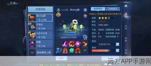 倩女幽魂手游，灵兽种类全揭秘，打造最强战斗伙伴！