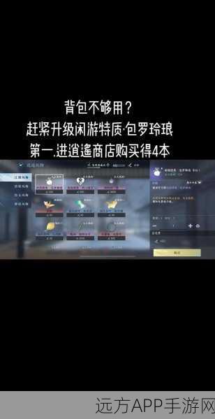 手游攻略，全面解锁跨越星弧背包容量提升秘籍