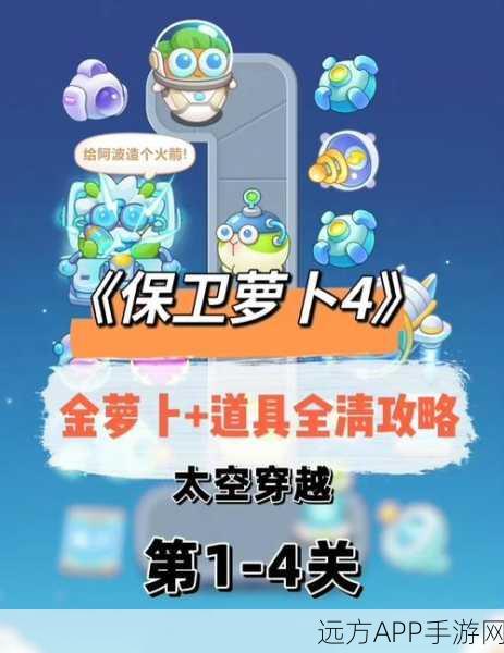 保卫萝卜4太空穿越26关终极攻略,揭秘高效闯关流程与必胜技巧
