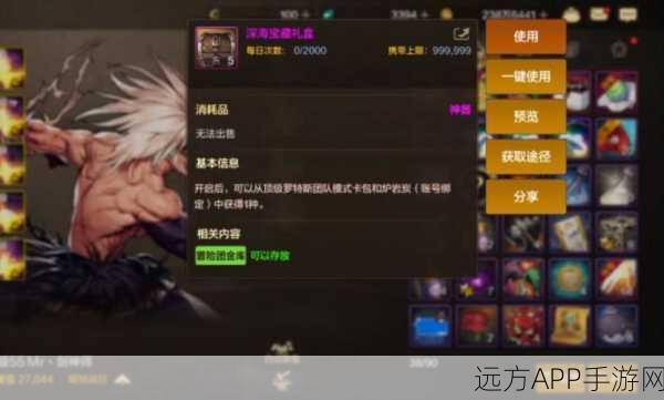 DNF手游宝藏追踪，遗失物品找回全攻略，助你重拾珍贵装备！