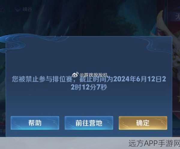 王者荣耀账号遭遇禁赛危机?全面解析禁赛原因与解封攻略