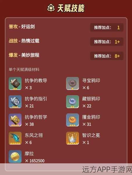 原神班尼圣遗物搭配推荐
