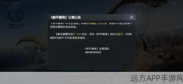 和平精英未成年人游戏时间新规详解，何时能战，如何健康游戏？