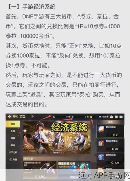 DNF手游深度解析，代币券兑换金币攻略与60级背包容量揭秘