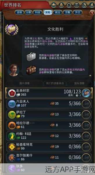 手游策略深度解析,文明6奇观流文化胜利全攻略
