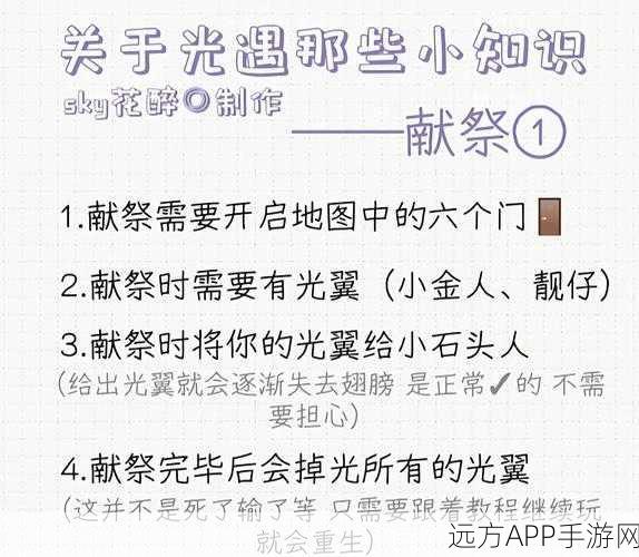 光遇深度攻略,无献祭获取升华蜡烛的高效秘诀