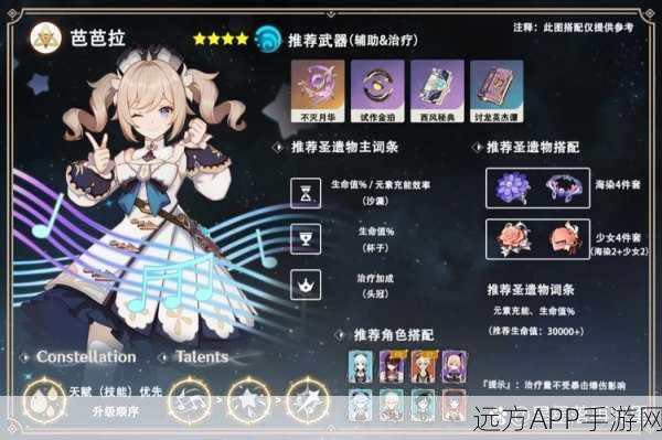 原神芭芭拉高效队伍搭配策略,解锁治疗与输出的完美平衡