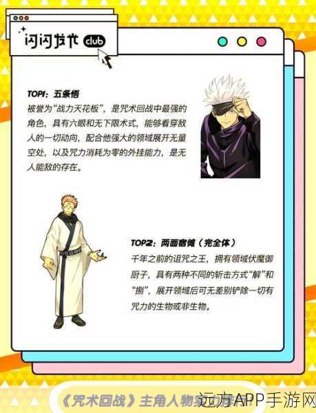 咒术回战手游角色强度大揭秘，顶尖强者排行与实战解析