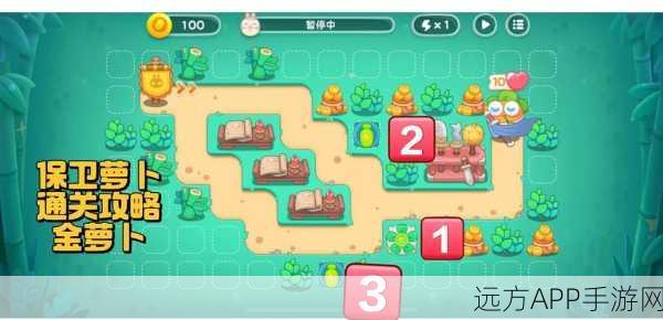 保卫萝卜4卧兔藏龙首关全解析，解锁守护萝卜新策略，赢在起跑线