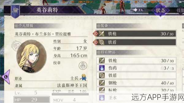 火焰纹章风花雪月深度解析，格莫瑞兵种属性全揭秘