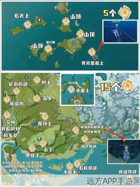 原神岩神瞳全揭秘，131个精准隐藏点攻略，解锁体力上限新境界