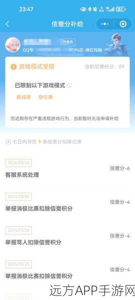 王者荣耀信誉升级攻略,轻松解锁4级特权,提升游戏乐趣!