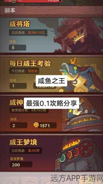 咸鱼之王第2840关终极攻略,揭秘高手通关秘籍与实战技巧