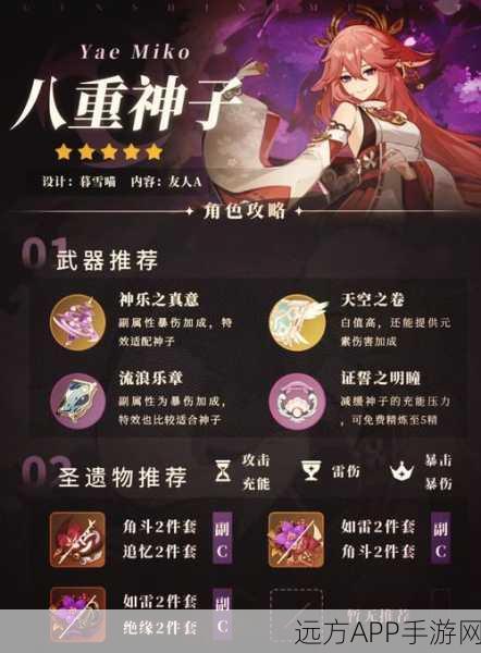 原神深度解析,八重神子搭配万国诸海图谱实战效能全揭秘
