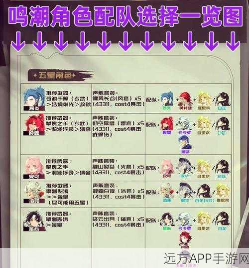 鸣潮丹瑾顶尖阵容搭配秘籍，打造无懈可击的战斗小队