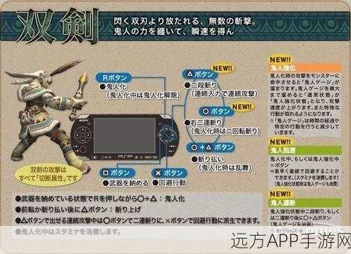 怪物猎人P3高手秘籍，新手双剑选择与实战攻略全解析