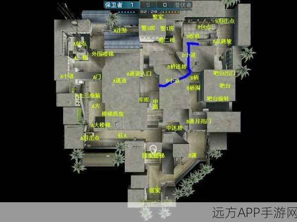 穿越火线深度攻略,潜艇地图点位名称与战术布局全揭秘