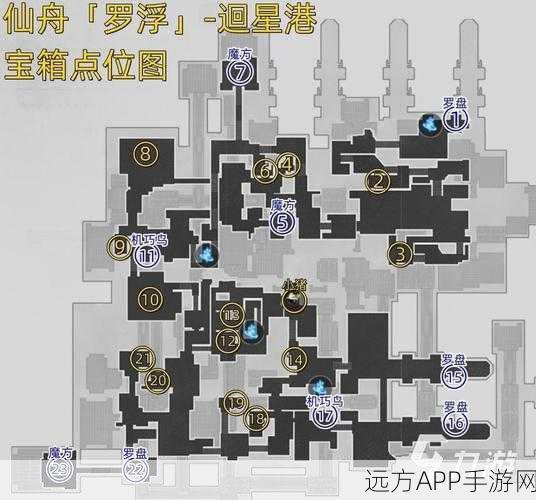 崩坏星穹铁道，仙舟罗浮迥星港宝箱全揭秘，位置分布与高效获取策略