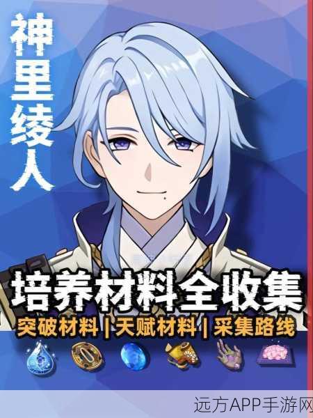 原神神里绫人深度养成攻略，突破材料全解析与成长路径揭秘