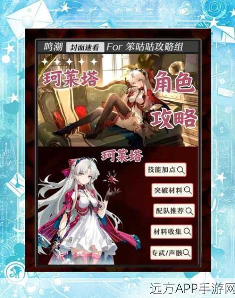 鸣潮深度攻略，珂莱塔共鸣链高效输出抽取策略全解析