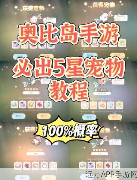 奥比岛手游，宠物家园解锁全攻略，打造宠物幸福小窝的秘诀