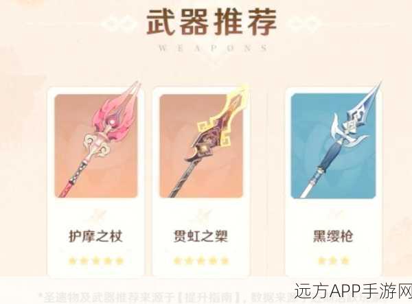 原神玩家热议，公义掉落武器能否媲美黑缨枪？