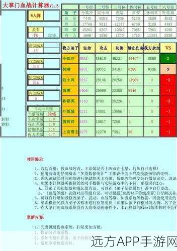大掌门血战制胜秘籍:策略与技巧全面解析