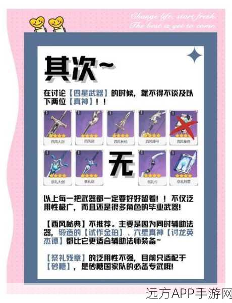 战双帕弥什，四星武器全面攻略，轻松解锁顶级战力！