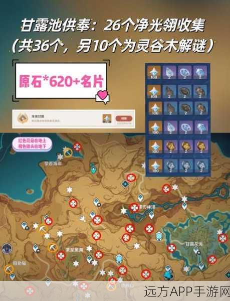 原神玩家必看，揭秘花海甘露之光圣遗物高效刷取攻略