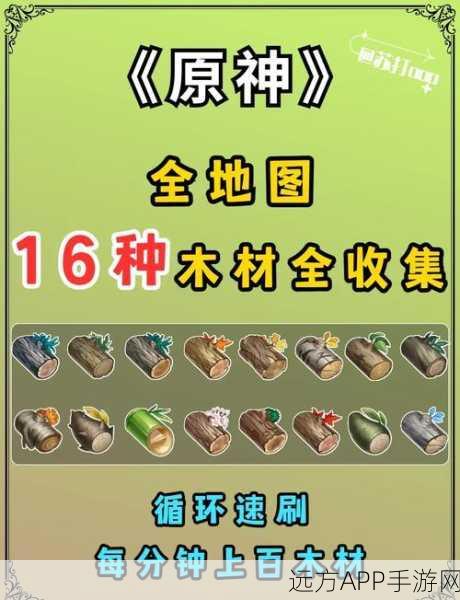 原神杉木速采秘籍，揭秘高效刷新点，赢取伐木大赛冠军！