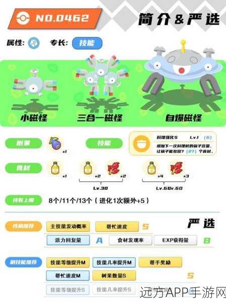 宝可梦大探险深度攻略，小磁怪技能搭配与实战制胜策略