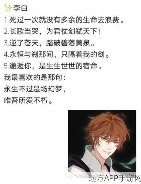 王者荣耀元歌台词全解析，揭秘刺客之影的隐秘心声