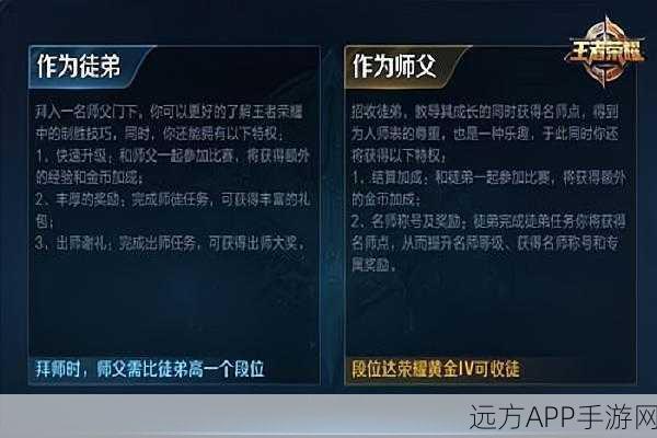 王者荣耀师徒系统详解，如何优雅地解除当前师徒关系？