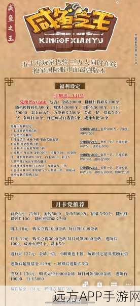 独家揭秘,咸鱼之王顶级兑换码全攻略,海量福利等你领!