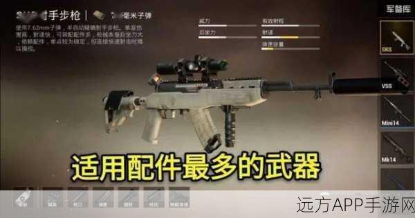 SKS枪械精通，绝地求生大逃杀中的致命一击