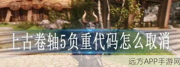 上古卷轴5秘籍大公开,一键取消负重代码,重返纯正游戏体验
