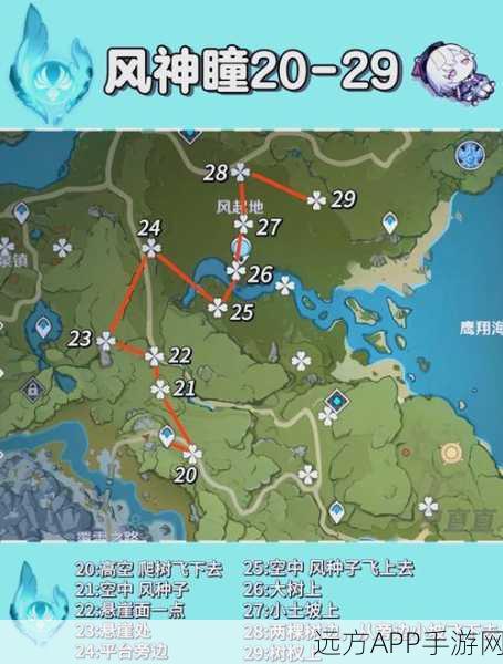 探秘原神誓言岬，全面解锁风神瞳位置攻略